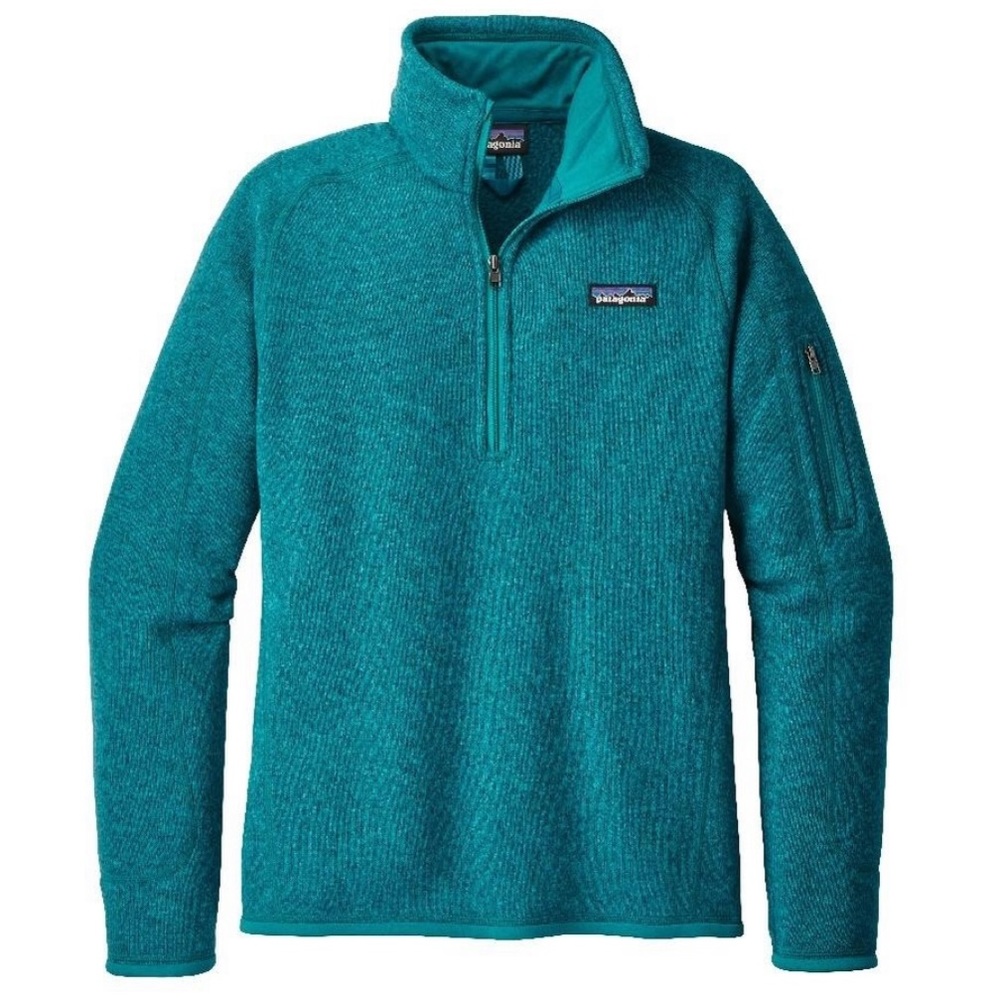 Patagonia Women’s Better Sweater 1/4 Zip Fleece in Elwah Blue